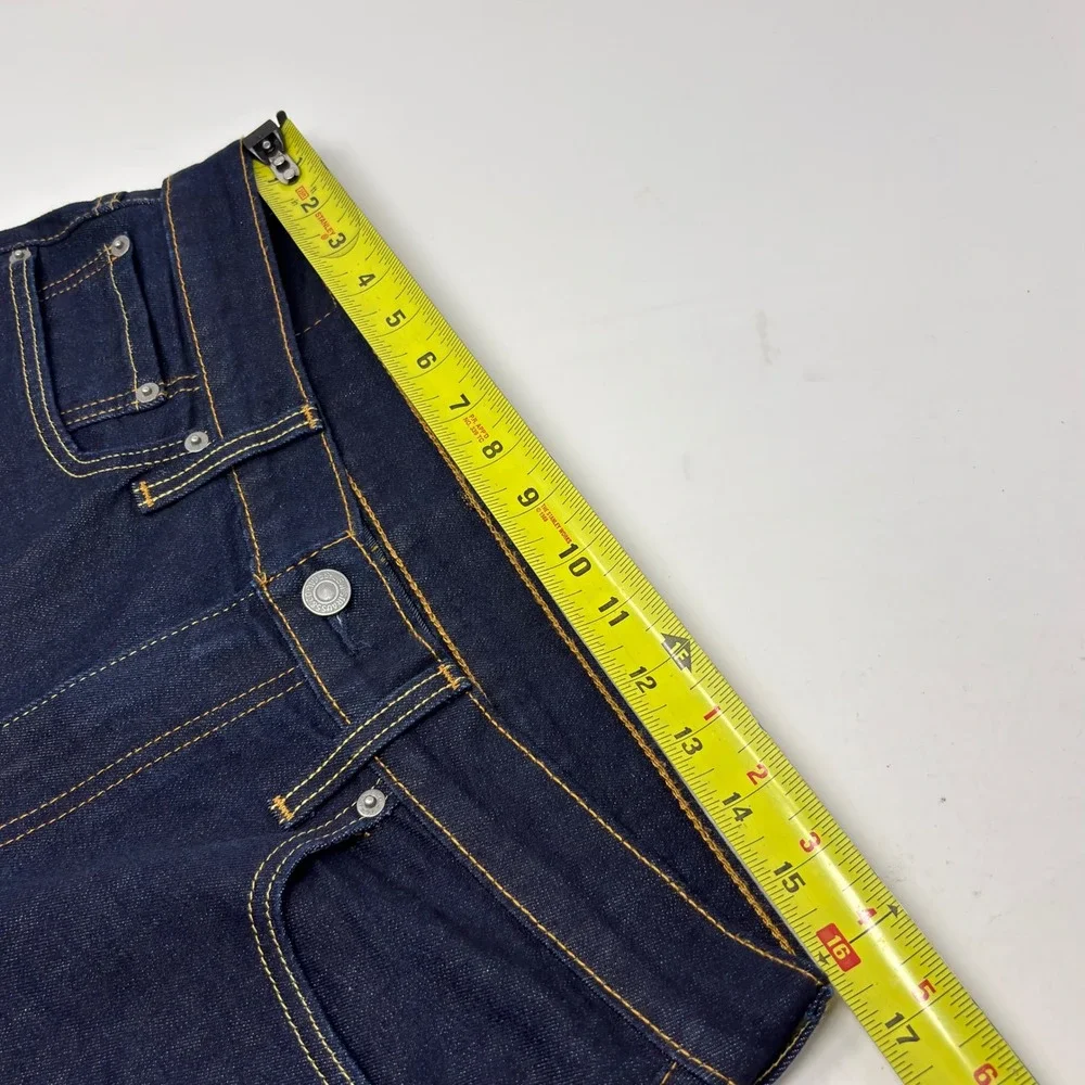 Levi's 502 Taper Jeans Men 32x32 Dark Wash Stretch Denim Regular Fit 30.5 Inseam